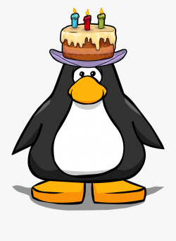 Happy Birthday Clipart Penguin - Penguin With Santa Hat ...