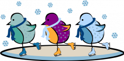 28+ Collection of Penguin Ice Skating Clipart | High quality, free ...