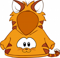 Orange Tabby Hoodie | Club Penguin Wiki | FANDOM powered by Wikia
