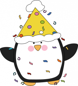 Party Penguin Clip Art - Party Penguin Image