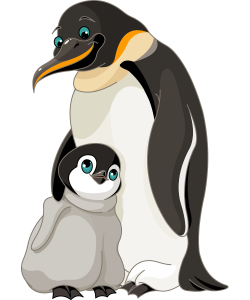 Penguin Family Love | Animal Icons | Penguins, Penguin ...