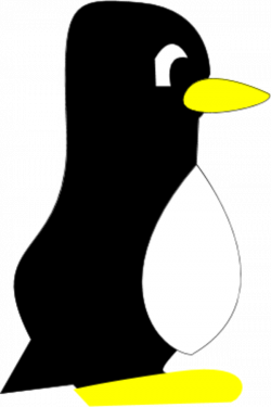 penguin cartoon standing profile - vector Clip Art - Clip ...