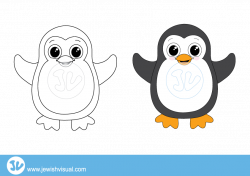 Penguin Clipart - פינגווין - JVisual