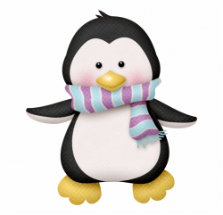 Winter Penguin Clip Art - Cute Baby Penguin Clipart ...