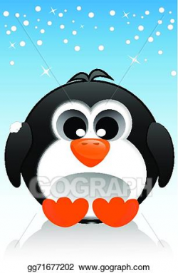 EPS Vector - Penguin - illustration. Stock Clipart ...