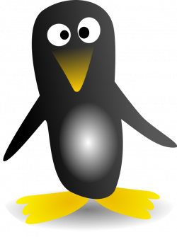 Penguin | Free Stock Photo | Illustration of a cartoon penguin | # 11521