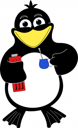 Penguin | Free Stock Photo | Illustration of a cartoon penguin | # 11510