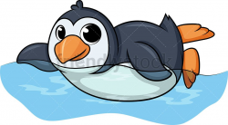 Penguin Swimming | Clip Arts in 2019 | Swimming cartoon ...