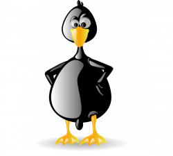 Puffin clipart animated - Pencil and in color puffin clipart animated