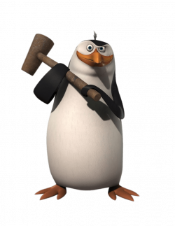 Madagascar Penguin With Hammer transparent PNG - StickPNG