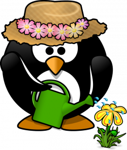 Garden penguin by Moini - He's got a green wing, now, doesn't he ...