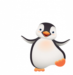 The penguin in the snow Cartoon Clip art - Penguin Swing 564*579 ...