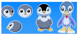Penguin digimon adopt (open) — Weasyl