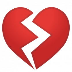 Broken heart Icon | Noto Emoji People Family & Love Iconset | Google