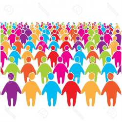 Crowd of people clipart Elegant Crowd clipart large crowd ...