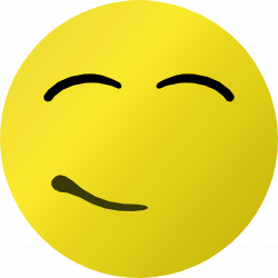 Clipart - Contented Smiley