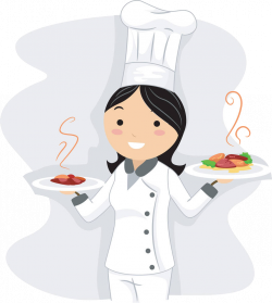 Chef Royalty-free Stock photography Clip art - A woman chef with ...