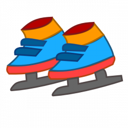Ice Skates Clip Art at Clker.com - vector clip art online, royalty ...