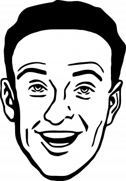 Clipart - Smiling Man 8