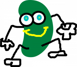 Green Jelly Bean Clip Art at Clker.com - vector clip art online ...