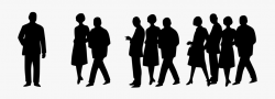 Transparent Group Of People Clipart - People Silhouette ...