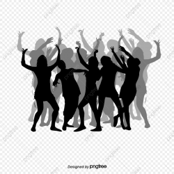 Crowds Of People Silhouette, People Vector, Silhouette ...