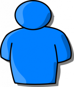 Blue Person Clip Art at Clker.com - vector clip art online, royalty ...