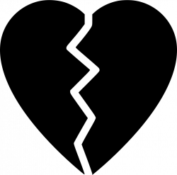 Broken Heart Svg Png Icon Free Download (#505529) - OnlineWebFonts.COM