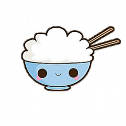 kawaii cute rice bowlfreetoedit...
