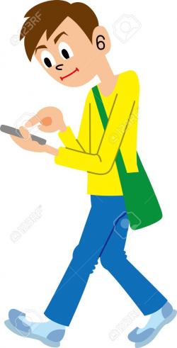 Person on phone clipart 3 » Clipart Station