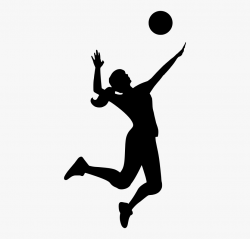 Volleyball Silhouette Sports Download - Volleyball Player ...
