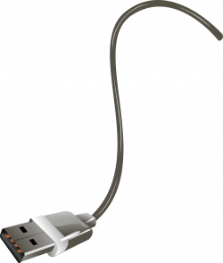 Clipart - USB Cable Remix