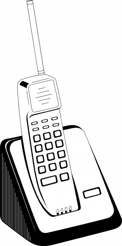 28+ Collection of Cordless Phone Clipart | High quality, free ...