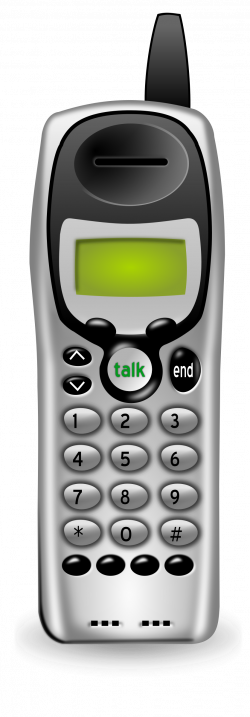 Clipart - Cordless Phone (no basestation)
