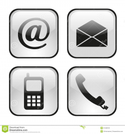 15 Phone Email Icons Images - Contact Icons Vector Free ...