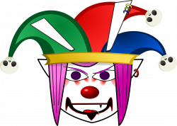 Clipart - Evil Clown