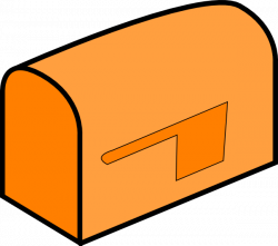 Orange Mailbox Clip Art at Clker.com - vector clip art online ...