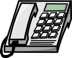 Office Phone clip art Free vector in Open office drawing svg ...