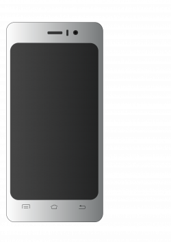 Clipart - Unbranded mobile phone - smartphone