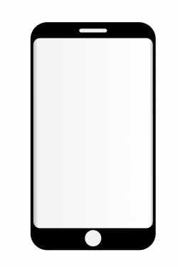 Clipart - Generic Android Phone Edge rounded