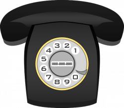 Rotary Telephone Clip Art at Clker.com - vector clip art online ...