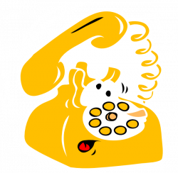 Yellow Phone Clip Art at Clker.com - vector clip art online, royalty ...