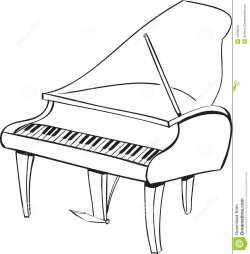 Piano clipart black and white 1 » Clipart Station