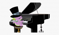 Piano Clipart Clear Background - Spike Piano #566821 - Free ...