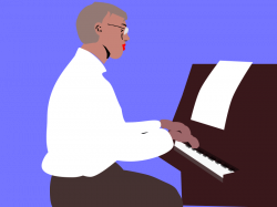 Clipart - Pianist