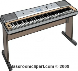 Electric Piano Keyboard Clipart - Clip Art Bay