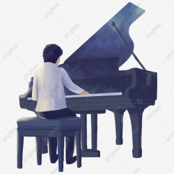 Piano, Piano Clipart, Black And White PNG Transparent ...