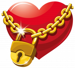 Locked Heart PNG Clipart | Gallery Yopriceville - High-Quality ...