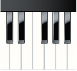 Piano Keys PNG Clip Art | Gallery Yopriceville - High ...
