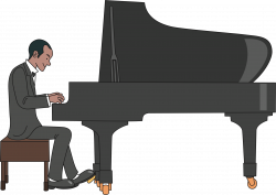 Clipart - Male Pianist